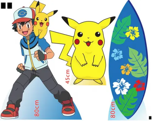 Display Pokemon, Totem De Chão Enfeite De Aniversario