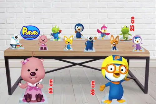 Display Pororo, totem decorativo