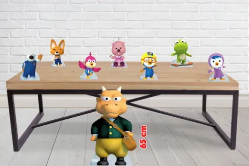 Display pororo, totem decorativo