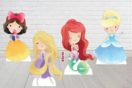 Display Princesas Aquarela de 80cm