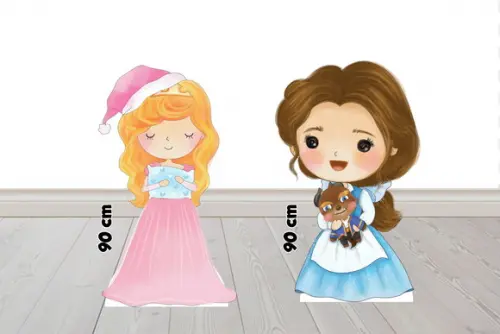 Display Princesas Aquarela a Bela e Adormecida