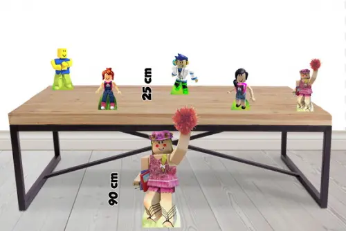 Display Roblox Menina, Totem Enfeite de Aniversario