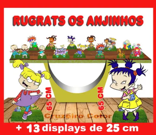 Display Rugrats Baby, Totem Decorativo Para Festa
