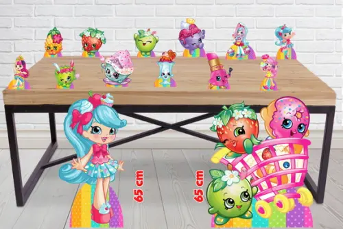 Display shopkins versão , totem enfeite de aniversario