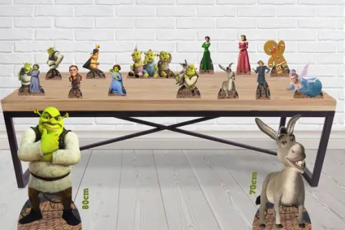Display Shrek Filme para Decoração de Festa