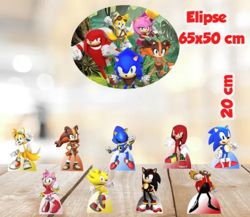 Display Sonic E Elipse Em Mdf De 3mm