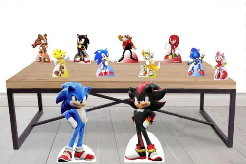 Display Sonic Shadow Filme , Totem Enfeite de Aniversario
