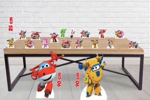 Display Super Wings E Totem Para Decoração 90 Cm