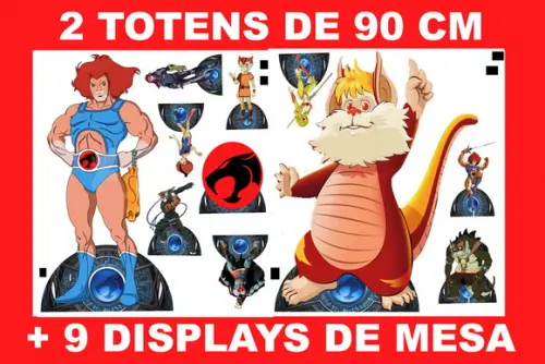 Display Thundercats, Totem Enfeite Para Festa