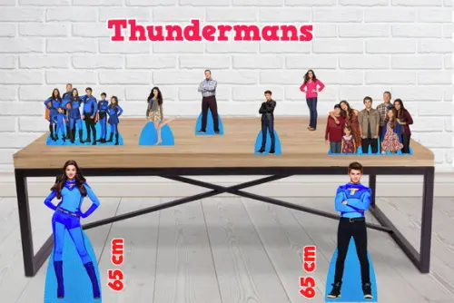 Display Thundermans , totem enfeite de aniversario