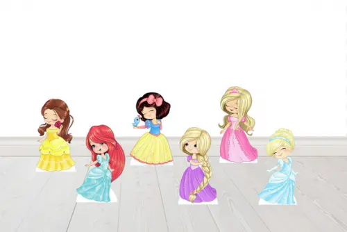 Display Totem Princesas Meninas Cut