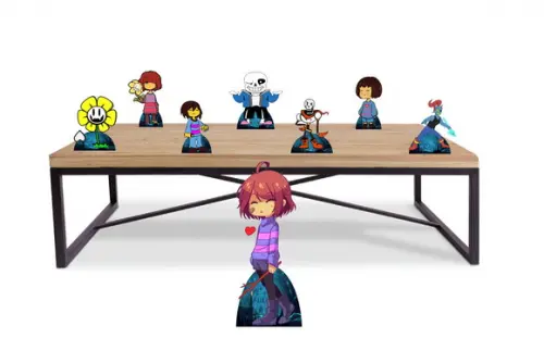 Display Undertale Menina para Decoração de Festa