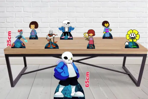 Display Undertale para Decoração de Festa