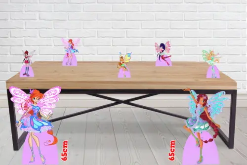 Display Winx, Totem Enfeite De Aniversario