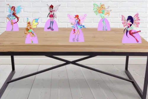 Display Winx, Totem Enfeite De Aniversario