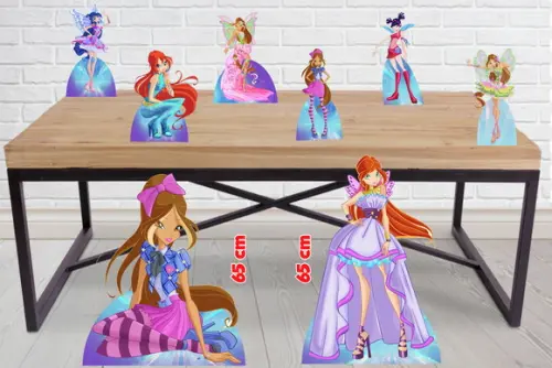 Display Winx, Totem Enfeite De Aniversario