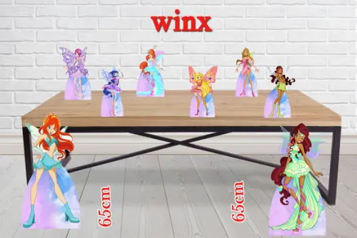 Display Winx Versão, Totem Enfeite De Aniversario
