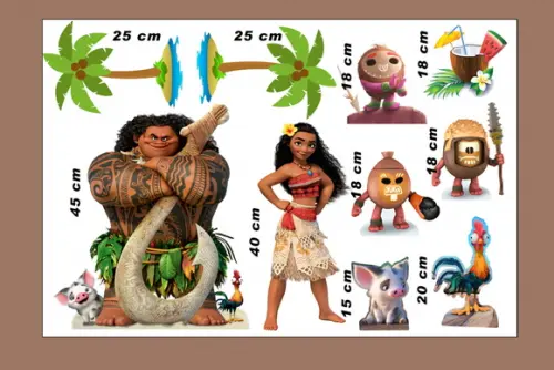 Displays De Mesa Moana E Maui