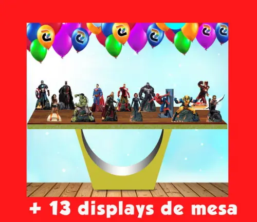 Displays De Mesa Vingadores
