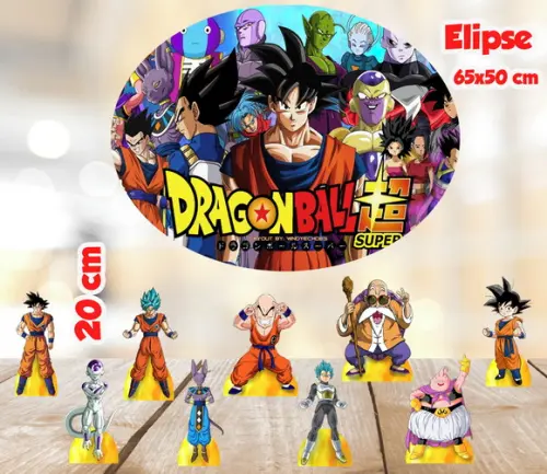 Displays Dragon Ball E Elipse 65x50 Mdf 3mm