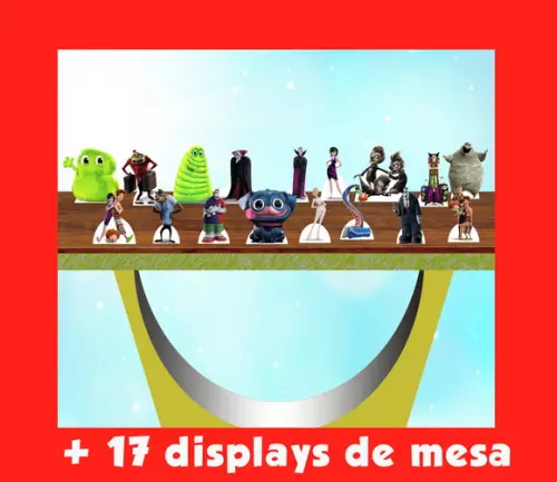 Displays Hotel Transilvânia De Mesa Para Festa