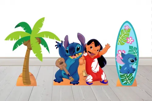 Kit Display Lilo Stitch, Totem de Chão