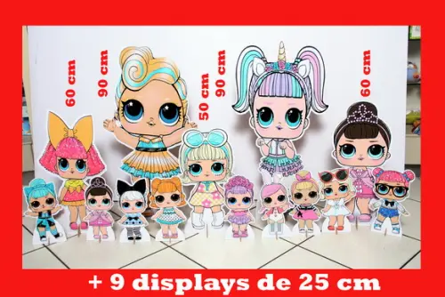 Kit Festa Lol Surprise E Displays De Mesa Para Festa