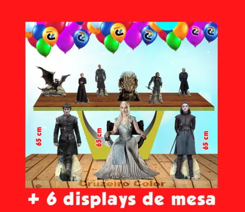Kit Totem De Chão Game Of Thrones E Displays De Mesa