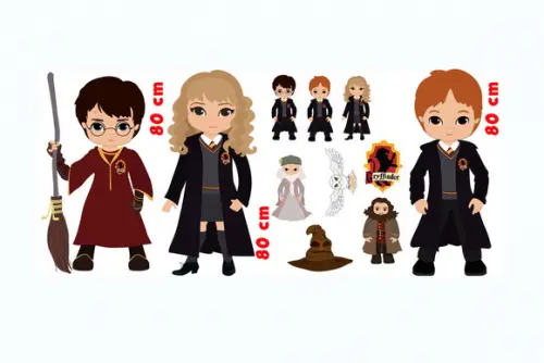Kit Totem de Chão Harry Potter Cut e Displays de Mesa