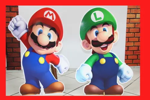 Kit Totem De Chão Super Mario Bros
