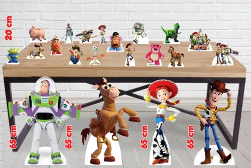 Kit Totem de Chão Toy Story e Displays de Mesa