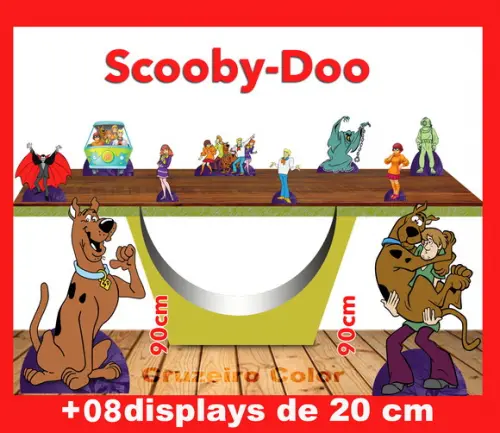 Kit Totem De Chão Scooby-doo E Displays
