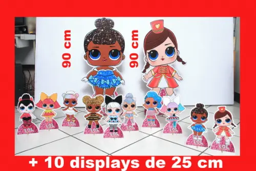 Kit Totem Festa Lol Surprise E Displays De Mesa