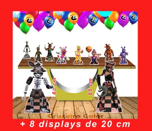 Kit Totem Five Night At Freddy's E Displays De Mesa