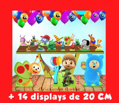 Kit Totens De Chão Baby Tv E Displays De Mesa