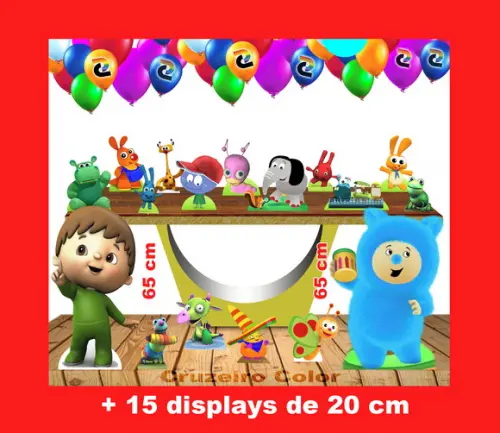 Kit Totens De Chão Baby Tv E Displays De Mesa