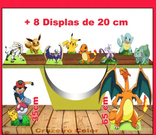 Kit Totens De Pokemon E Displays De Mesa