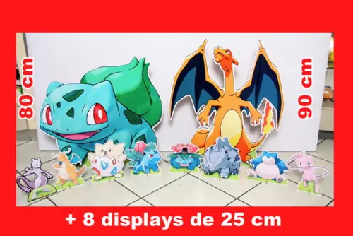 Kit Totens De Pokemon E Displays De Mesa