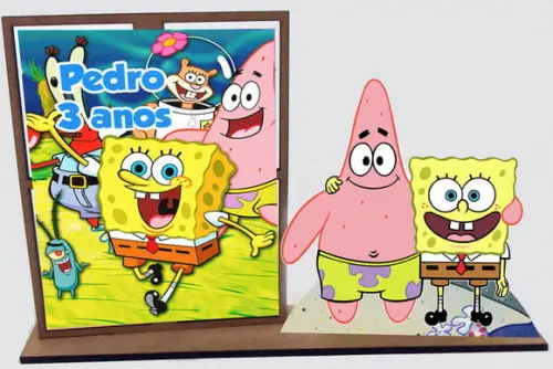 Lembrancinha Bob Esponja ,Porta Retrato