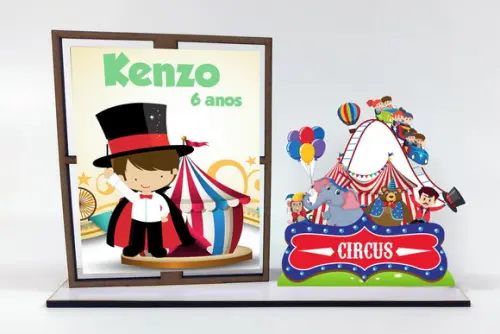 Lembrancinha Circo ,Porta Retrato