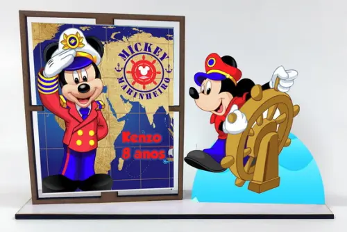 Lembrancinha Mickey Marinheiro ,Porta Retrato