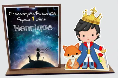 Lembrancinha Pequeno Príncipe, Porta Retrato Personalizado