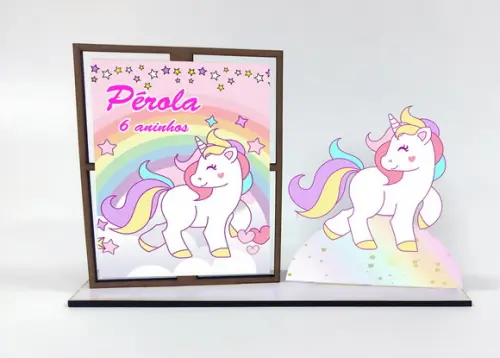 Lembrancinha Unicornio,porta retrato