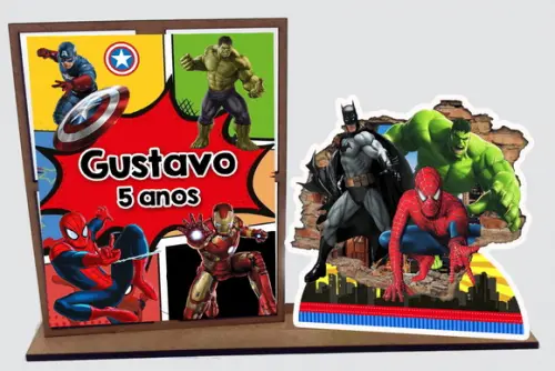Lembrancinha Vingadores , Porta Retrato