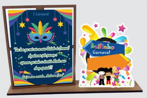 Porta retrato Bailinho de carnaval