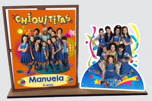 Porta retrato chiquititas para lembrancinhas e decoração