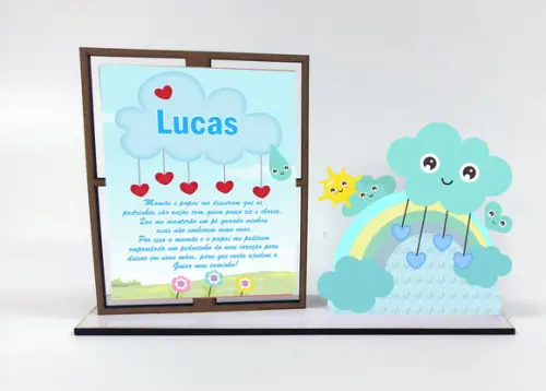 Porta Retrato Personalizado Chuva De Benção