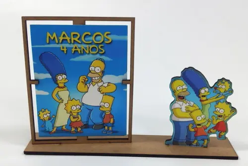 Porta Retrato Personalizado Os Simpsons