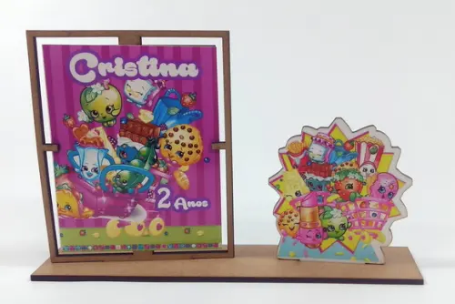 Porta Retrato Personalizado shopkins