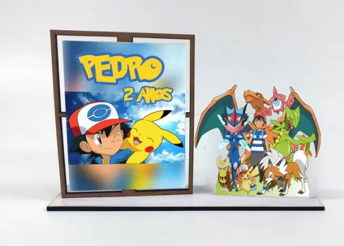 Porta retrato Pokemon,Lembrancinha